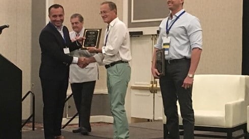 NCCIA 2018 Award Presentation: Leon Rives, Tom Adams, Martin Eveleigh, And Jeremy Colombik