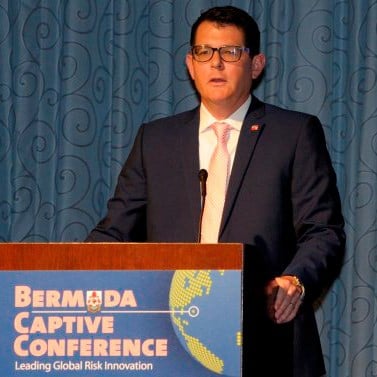 David Gibbons At Bermuda Captive Conference