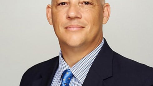 Ross Webber In Dark Blue Suit