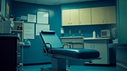 A doctor's exam room
