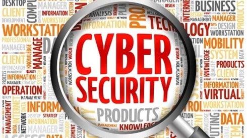 Cyber Security found by a magnifying glass