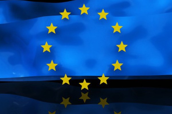 Abstract European flag