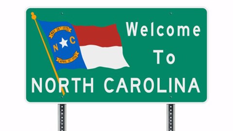North Carolina Welcome Sign